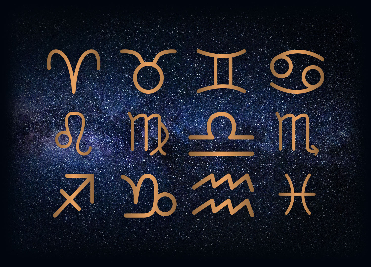 costellazioni e simboli zodiacali